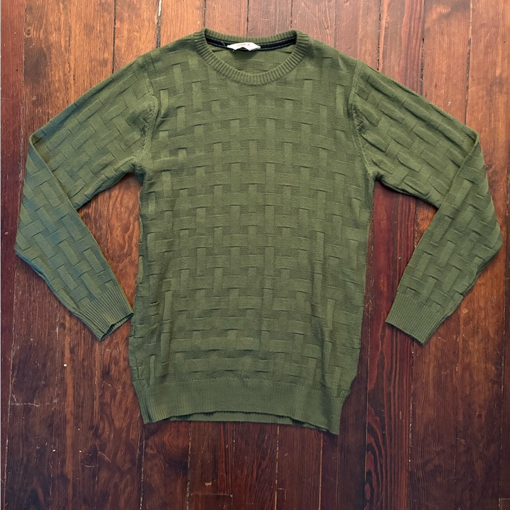 Code Green men’s woven long sleeve sweater size M